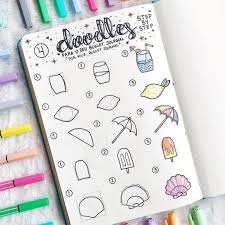 Border doodles add a great aesthetic look to your bullet journal. Simple Doodles 40 Easy Doodles For Bujo