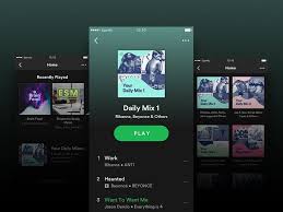 Spotify Daily Mixes Spotify Spotify Design App Design