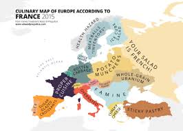 France has one of the strongest tourism industries in europe. Atlas Of Prejudice Culinary Map Of Europe According To France From