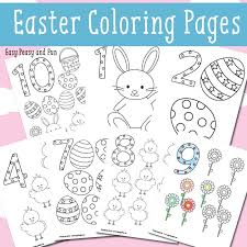 Coloring book provides beautiful pictures for toddlers and preschoolers to paint and draw. Easter Counting Coloring Pages Easy Peasy And Fun