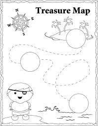 Printable treasure map coloring sheet. Pirate Treasure Map Coloring Pages Az Free Image Download