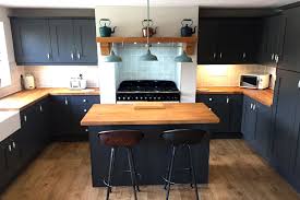 We completely redid the cabinetry in the kitchen, two bathrooms, the laundry room, two offices, built custom interiors for the master closet and another bedroom closet, and did some shelving in the great room. An Innova Norton Graphite Shaker Kitchen Kitchen Decor Inspiration Home Decor Kitchen Kitchen Design Small