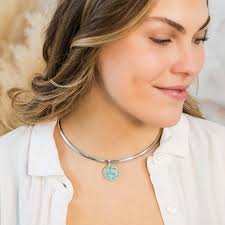 Larimar Globe Necklace