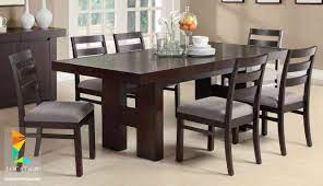 أحدث كتالوج صور غرف سفرة مودرن بتصميمات مذهلة على النمط الاوروبى لوكشين ديزين نت dining room table brown dining room transitional dining tables
