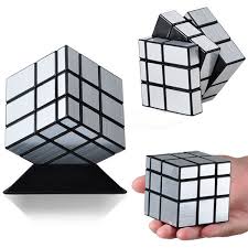 Shengshou 3x3x3 Mirror Speed Cube Black Silver Lightake Mobile