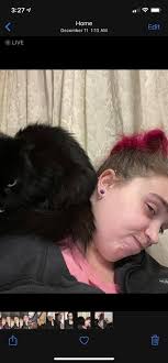 This is Binx, I believe my baby escaped from the area of W 3rd and Bridge  st within the past few days. She is long haired and black with a trio of