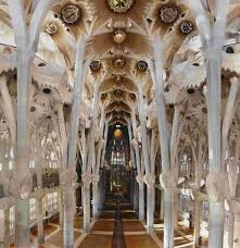 La Sagrada Familia Interior Ii Barcelona Spain Gaudi Architecture Gaudi Gaudi Barcelona