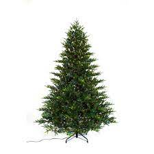 Home Accents Holiday 7 5 Ft Pre Lit Led 9 Function Quick Set Artificial Christmas Tree With 2000 Warm White Multi Micro Dot Lights W14n0085 The Home Depot Artificial Christmas Tree Christmas Tree Led Lights