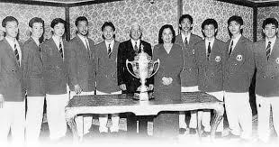 Anak sulung allahyarham khir johari telah menyertai parti dap. 17th Thomas Cup Champions Team Champion Teams Kuala Lumpur