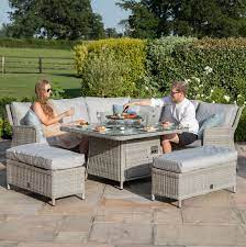 Check spelling or type a new query. Fenetti Oxford Royal Corner Dining Sofa Set With Fire Pit Table