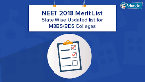 Neet 2019 Merit List State Wise Updated List For Mbbs Bds Colleges Merit List Wise