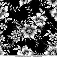 Black And White Free Images Of Flowers Black White Flowers Black And White Flowers White Flowers Line Art Flowers