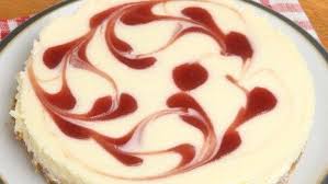 تشيز كيك رخامي بالفراولة Recipe Strawberry Swirl Cheesecake Strawberry Cheesecake Recipe Cheesecake