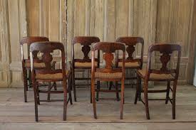 19th Century English Set Of Six Dining Chairs With Cane Seats Dining Chairs Chair Seating
