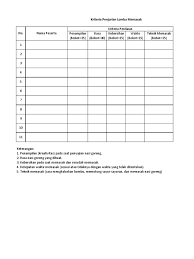 Download blangko form penilaian lomba adzan dan iqomah dalam bentuk format doc. Kriteria Penjurian Lomba Memasak Kriteria Penilaian Penampilan Kebersihan Waktu Rasa