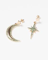 Keeping faith season 3 was a blockbuster released on 2021 in united states story: Soma Moon Starburst Mismatched Green Statement Earrings Oliver Bonas
