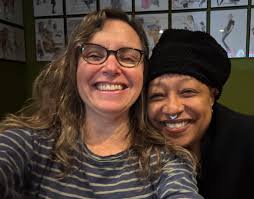 Another backstage shot from the Dylan/Joni show in NYC, me and the amazing  Lisa Fischer. I got to watch her set and I can honestly say she is simply  one of the
