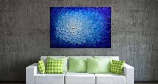 Great for home decor and unique arrangements, this bloom box is filled with dried florals and greenery. Sale 10 Off Modern Art Hand Painted Abstract Blue Flowers Pictures On Canvas Wall Art For Living Room Bedroom Home Decor Furniture Home Living Home Decor Other Home Decor On Carousell