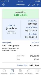 Auanfa Mobile App Psd Business Commercial Invoice Template Invoice App Invoice Creator Invoice Receipt Invoicing App Mobile App Invoice Template