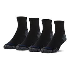 medipeds diabetic coolmax quarter socks large 4 pack