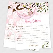 Baby shower themes baby shower invitations baby shower theme baby cards invitations pink and gold baby shower invites baby shower niña. Pink Baby Shower Greeting Invitations For Sale Ebay
