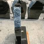 Black Granite Headstone With Antique Carved Roses - China ...