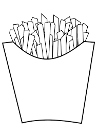 Patatas Fritas Para Colorear