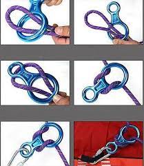 35kn Figure 8 Rock Climbing Rope Descender Safey Rappelling Belay Equipment Ge View More On The Link Http Www Zeppy Io P Abseilen Kletterseil Seilknoten