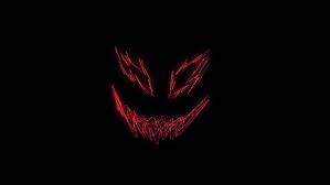 Drawing demons can be easy if you are learning from a lesson on drawing a simple demon. Hd Wallpaper Demon Smiling Smile Large Eyes Dark Glitch Art Neon Pointy Teeth Wallpaper Flare