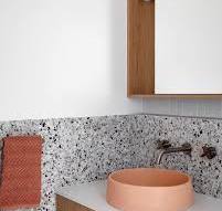 A dreamy colour palette! our Venetian marble terrazzo look ...