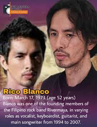 ➡️Rico Rene Granados Blanco is a Filipino singer, songwriter,  multi-instrumentalist, record producer, actor, endorser and entrepreneur.  He began his career as one of the founding members, and served as the chief  songwriter,