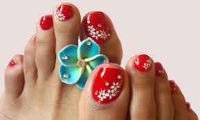 Employing several prints in your style can be a good idea to make your toe nails stand out. 21 Wedding Toe Nail Art Designs Nail Design Ideaz