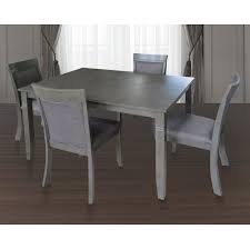 Our wide selection of dining tables are handcrafted from solid wood and built to last a lifetime. K Living Nellie Solid Wood Dining Table In Gray Best Buy Canada