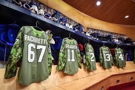 Nhl fans, show your colours with this adorable dog jersey with embroidered habs logo. Canadiens Montreal On Twitter To Commemorate Remembrance Day And Honor Today S Military Players Wore These Camo Jerseys During Pre Game Warmup Bid Now At Https T Co Kvznvxeam1 All Profits To Be Donated To Cdnforcesupport Canadaremembers