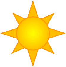 Bright Yellow Sun Symbol Free Clip Art Free Clip Art Sun Clip Art Clip Art