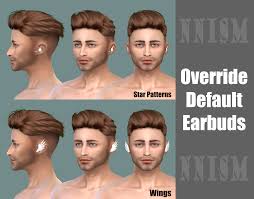 Nnism Override Default Earbuds Nnism On Patreon In 2020 Sims 4 Cc Sims Cc Override
