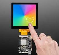 Square RGB TTL TFT Display - 4" 480x480 - With Capacitive Touch