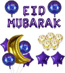 From suiker (sugar) +‎ feest (feast, party, celebration), loan translation of turkish şeker bayramı. Bol Com Ramadan Feest Eid Mubarak Versiering 2021 Suikerfeest Decoratie Ballonnen Xl