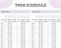 35 logical baby schedule chart printable