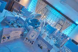 Smurfs Centerpiece Baby Shower Centerpieces Baby Shower Backdrop Baby Decor