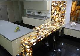 Violet buluomei grain, rosa valencia 25 vanity top. Looking For Something Out Of The Ordinary Try Gemstone Countertops