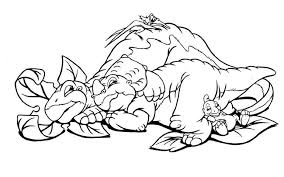 The Land Before Time Coloring Page Coloring Pages Cartoon Coloring Pages Kids Printable Coloring Pages