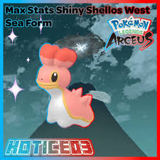 Pokemon Legends: Arceus Shiny Shellos West Sea Form Max Stats | eBay