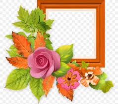 In this exercise, your child should trace the lines and color the picture. Paper Flower Picture Frames Floral Design Png 800x727px Paper Blog Centerblog Cut Flowers Deviantart Download Free