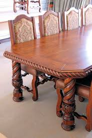 Wood Carved Twist Dining Table Dining Table Table Legs Table