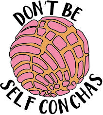 These are silver printed onto black . Don T Be Self Conchas Sticker By Nataliazaragoza In 2022 Cricut Projects Vinyl Aesthetic Stickers Cute Stickers