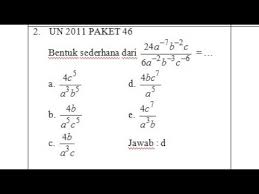 We did not find results for: Contoh Soal Penyederhanaan Bilangan Berpangkat Sma X Youtube