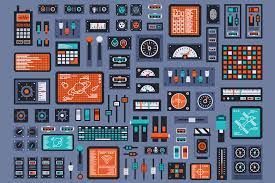 Check spelling or type a new query. Control Panels Spaceship In Design Elements On Yellow Images Creative Store