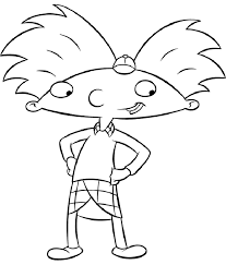 He and his buddy gerald. Arnold Coloring Pages Coloring Home