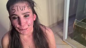 Watch how I DEGRADE this slut of mine | body writing | face slapping |  spitting | peeing | gagging - XNXX.COM